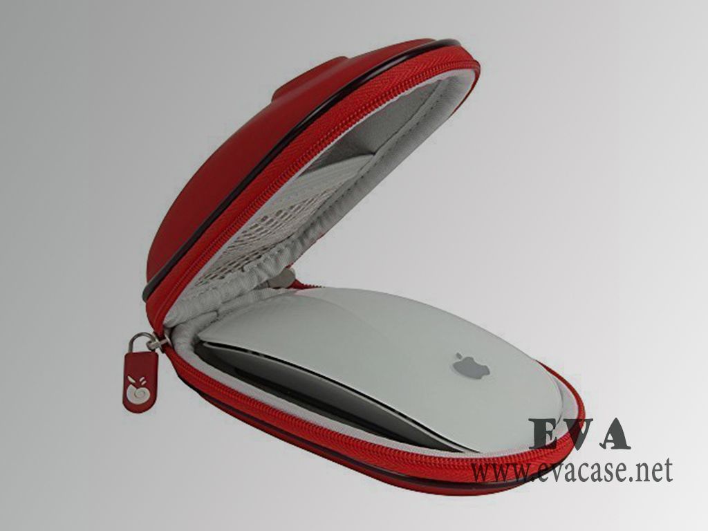 Hermitshell molded hard shell EVA foam computer mice storage case with